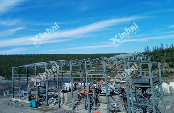 500TPD Gold Gravity Separation Plant in Russia
